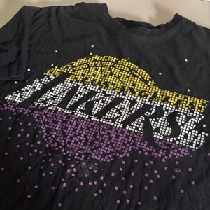 Unk x NBA Los Angeles Lakers Logo Splash T -Shirt  Men's  SIZE L